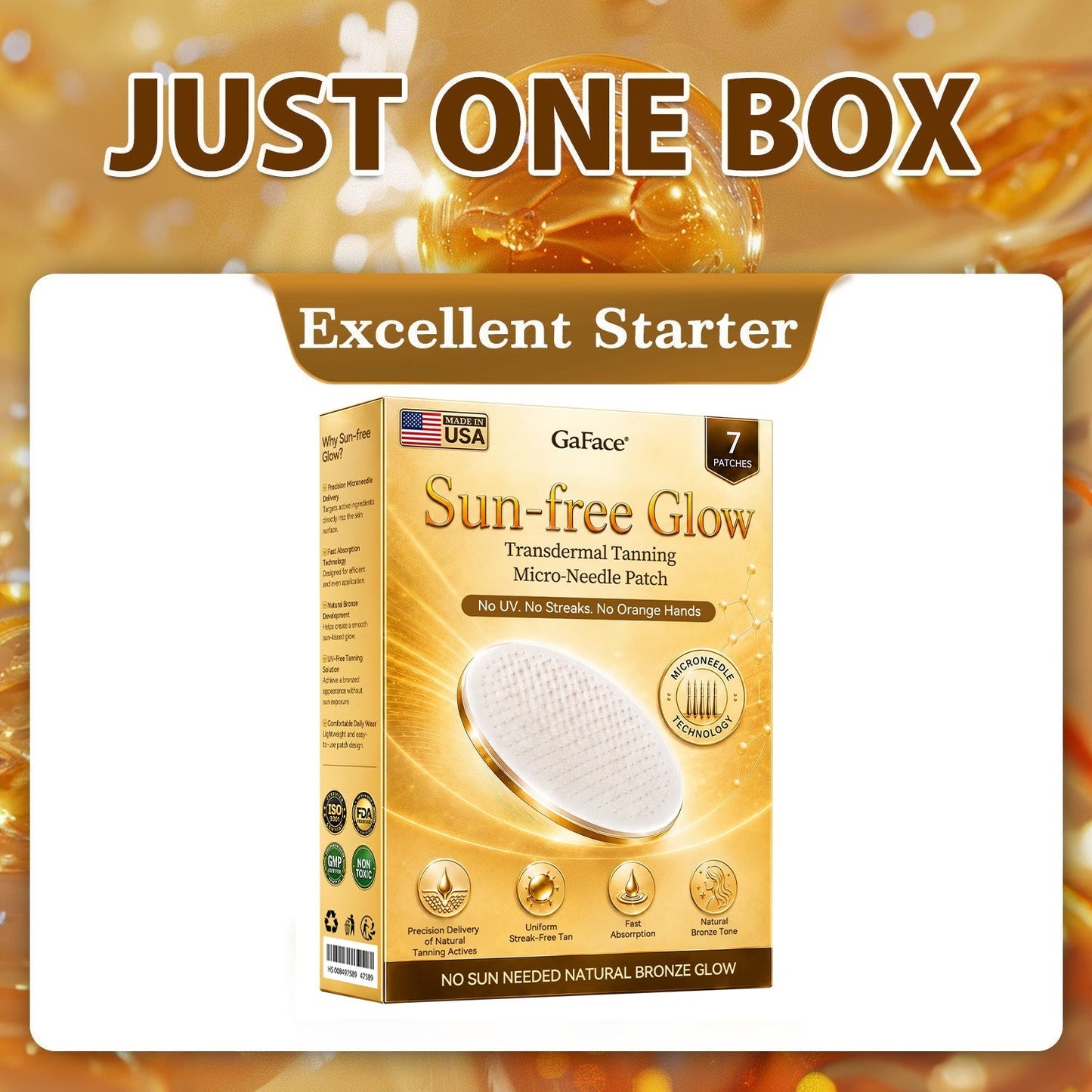 𝗚𝗮𝗳𝗮𝗰𝗲® 🪻Sunless Natural Glow Transdermal Tanning Micro-Nee🚢