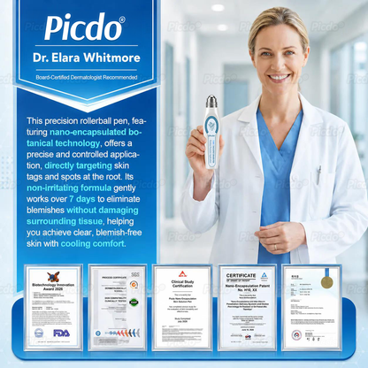 𝐏𝐈𝐂𝐃𝐎® ❼-𝗗𝗮𝘆 𝗧𝗮𝗴 & 𝗦𝗽𝗼𝘁 𝗘𝗿𝗮𝘀𝗲𝗿 (𝒁𝒆𝒓𝒐 𝑷𝒂𝒊𝒏, 𝒁𝒆𝒓𝒐 𝑺𝒄𝒂𝒓𝒔 𝑹𝒐𝒍𝒍𝒆𝒓𝒃𝒂𝒍𝒍)