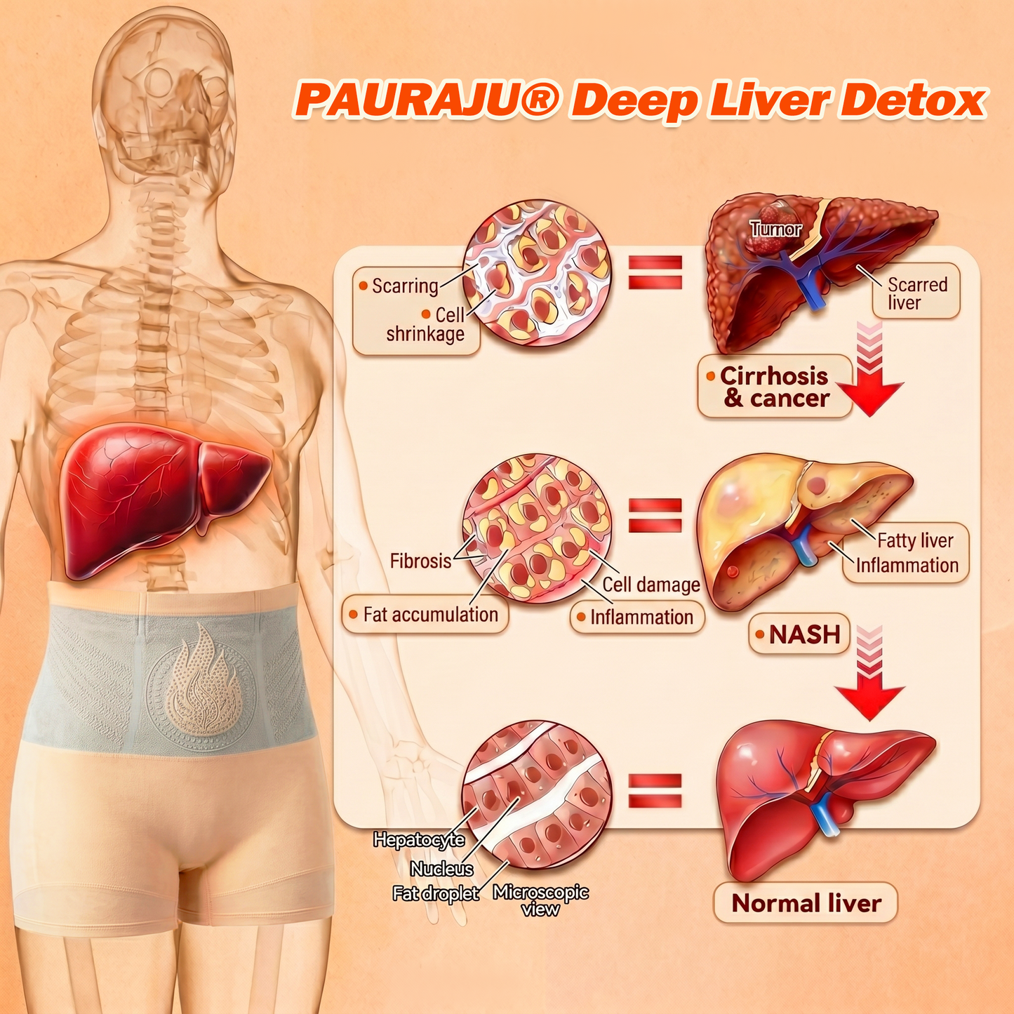 PAURAJU® 🧨30-Min All-in-One Micro-Particle Fat-Burning Shorts✅Ignites deep microcirculation to melt fat, flush toxins, and reverse metabolic aging.🚗