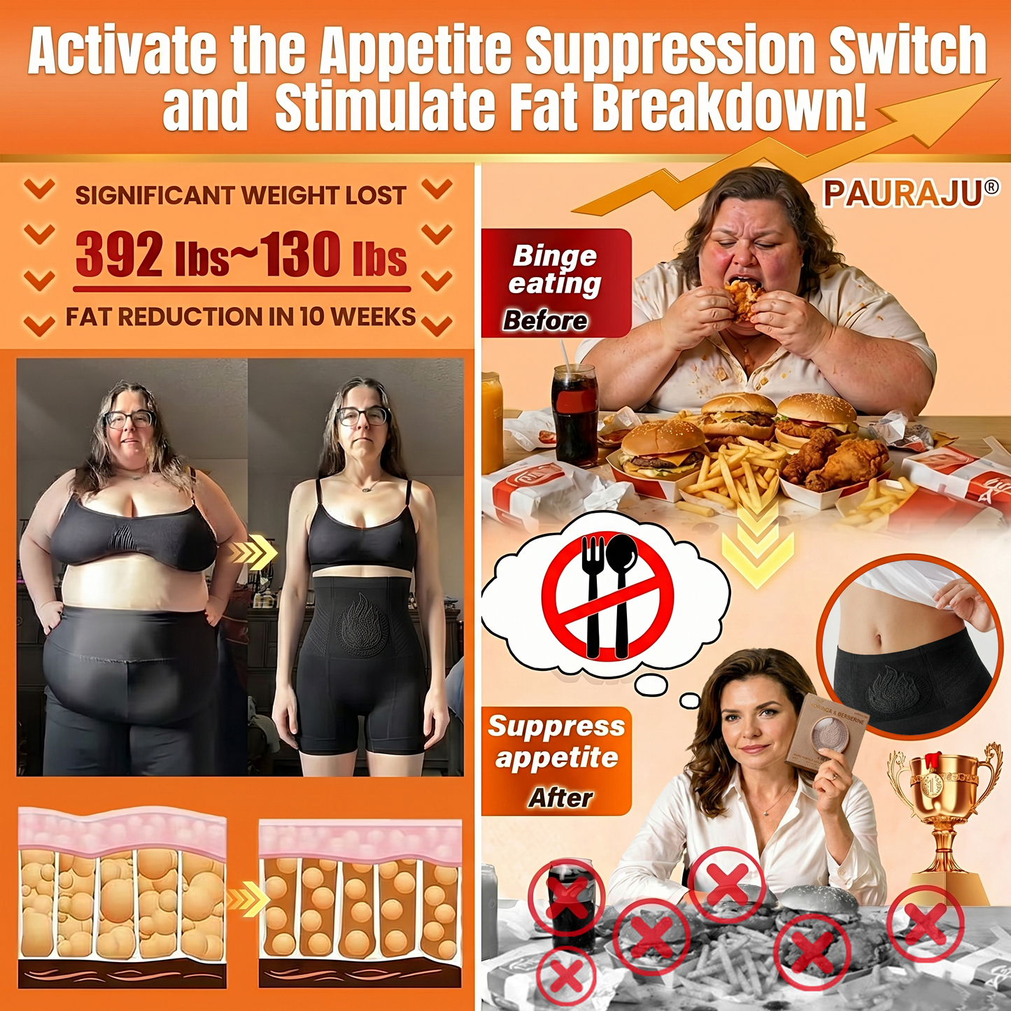 PAURAJU® 🧨30-Min All-in-One Micro-Particle Fat-Burning Shorts✅Ignites deep microcirculation to melt fat, flush toxins, and reverse metabolic aging.🚗