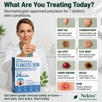 👩‍⚕️💯 𝐎𝐟𝐟𝐢𝐜𝐢𝐚𝐥 𝐒𝐭𝐨𝐫𝐞 | 𝑵𝐞𝒌𝐢𝐬𝐬® 🌿 𝐁𝐨𝐭𝐚𝐧𝐢𝐜𝐚𝐥 𝐌𝐢𝐜𝐫𝐨𝐧𝐞𝐞𝐝𝐥𝐞 𝐇𝐲𝐝𝐫𝐨𝐜𝐨𝐥𝐥𝐨𝐢𝐝 𝐏𝐚𝐭𝐜𝐡 (𝐅𝐨𝐫 𝐒𝐤𝐢𝐧 𝐓𝐚𝐠𝐬, 𝐒𝐦𝐚𝐥𝐥 𝐒𝐤𝐢𝐧 𝐆𝐫𝐨𝐰𝐭𝐡𝐬, 𝐖𝐚𝐫𝐭𝐬, 𝐌𝐨𝐥𝐞𝐬, 𝐀𝐠𝐞 𝐒𝐩𝐨𝐭𝐬 & 𝐏𝐢𝐠𝐦𝐞𝐧𝐭𝐚𝐭𝐢𝐨𝐧 𝐂𝐨𝐧𝐜𝐞𝐫𝐧𝐬)