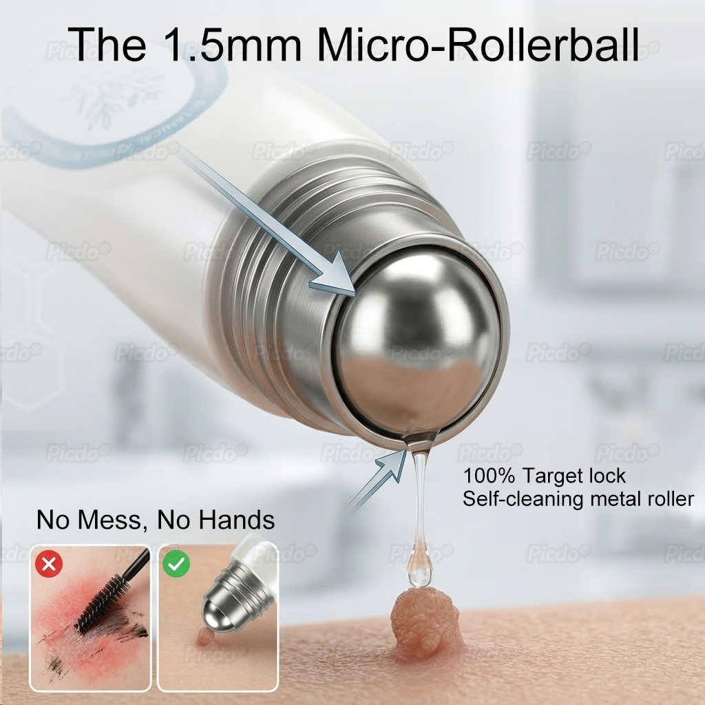 𝐏𝐈𝐂𝐃𝐎® ❼-𝗗𝗮𝘆 𝗧𝗮𝗴 & 𝗦𝗽𝗼𝘁 𝗘𝗿𝗮𝘀𝗲𝗿 (𝒁𝒆𝒓𝒐 𝑷𝒂𝒊𝒏, 𝒁𝒆𝒓𝒐 𝑺𝒄𝒂𝒓𝒔 𝑹𝒐𝒍𝒍𝒆𝒓𝒃𝒂𝒍𝒍)
