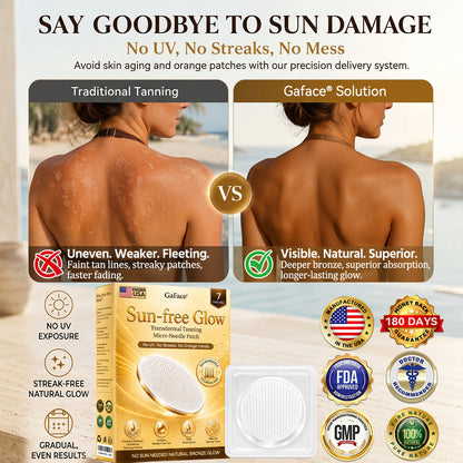 𝗚𝗮𝗳𝗮𝗰𝗲® 🪻Sunless Natural Glow Transdermal Tanning Micro-Nee🚢