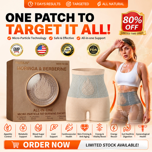 PAURAJU® 🧨30-Min All-in-One Micro-Particle Fat-Burning Shorts✅Ignites deep microcirculation to melt fat, flush toxins, and reverse metabolic aging.🚗