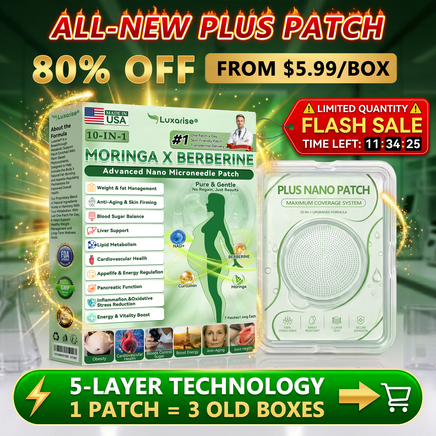 🔥 𝐀𝐥𝐥-𝐍𝐞𝐰 𝐏𝐋𝐔𝐒 𝐏𝐚𝐭𝐜𝐡 | 𝐋𝐔𝗫𝐀𝙍𝐈𝑆𝐄® 𝑴𝒐𝒓𝒊𝒏𝒈𝒂 & 𝑩𝒆𝒓𝒃𝒆𝒓𝒊𝒏𝒆 𝐗𝐋 𝐀𝐝𝐯𝐚𝐧𝐜𝐞𝐝 𝐏𝐚𝐭𝐜𝐡 | ✅ 𝟓-𝐋𝐚𝐲𝐞𝐫 𝐓𝐞𝐜𝐡 | 𝐑𝐞𝐬𝐮𝐥𝐭𝐬 𝐢𝐧 𝟓 𝐃𝐚𝐲𝐬